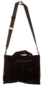 Steve Madden GROSSE SCHWARZE GEFÜTTERTE BEUTELTASCHE HANDTASCHE SCHULTERGURT DOPPELTE GRIFFE GEBRAUCHT, IN EINWANDFREIEM ZUSTAND - Bild 1 von 3