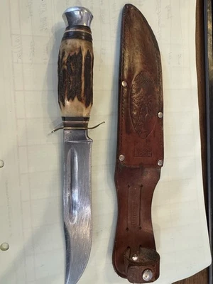 Edge Brand  Germany 473 bowie knife 10 inch 6 inch blade - Image 1 of 2