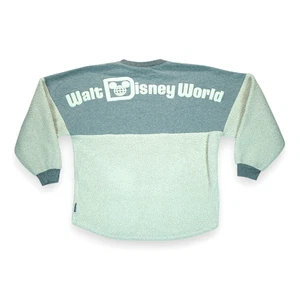 Camiseta polar Sherpa Walt Disney World Spirit adulto mediana gris marfil - Imagen 1 de 5