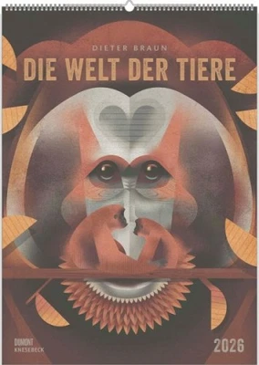 DUMONT / DUMONT KALENDERVERLAG DUMONT - Die Welt der Tiere 2026 - Wandkalender im Querformat 50 x 70 cm mit
