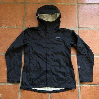 Patagonia Torrentshell Men’s Size Medium H2NO Waterproof Rain Jacket Black Shell - Image 1 of 4