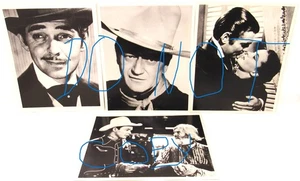 John Wayne Gable Leigh Roy Rogers Hayes Werbefoto Vintage schwarz weiß 8x10 - Bild 1 von 5