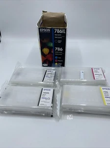 Epson 786XL (2) Schwarz 786 Cyan Gelb Magenta Tintenpatronen EXP 11/2021 - Bild 1 von 5