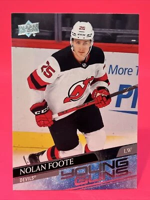 2020-21 Upper Deck Nolan Foote Young Guns Rookie Card #729 New Jersey Devils YG - Image 1 of 2