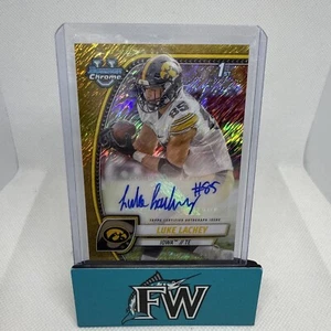2024 Bowman University Chrome Luke Lachey Autographs Gold Shimmer #/50 - Picture 1 of 2