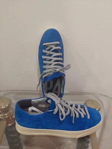 NUOVE scarpe sneakers basse P448 Jack unisex scamosciate blu royal uomo taglia 40/9,5 Italia - Foto 1 di 16