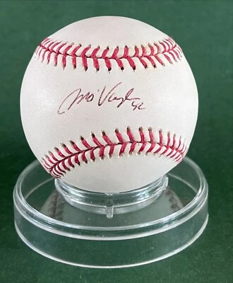 MO VAUGHN #42 AUTOGRAPHED SIGNED OFFICIAL MAJOR LEAGUE BASEBALL (OMLB) - Image 1 of 2