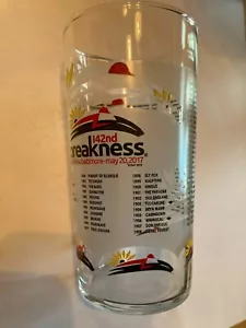 2017 Preakness Horse Racing 142nd Glass - Picture 1 of 2