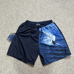 Speedo Blue Swim Trunks Mens XL Surf Waterproof Pocket Lined Drawstring NWOT - Picture 1 of 13