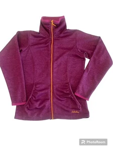 CABELA'S Giacca donna in pile full zip viola prugna taglia small - Foto 1 di 9