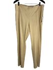 NWT GOOD AMERICAN Faux Suede Boss Ivory Pants-sz 4 (34)