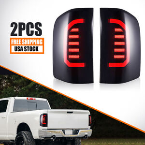 Pair LED Tail Light Assembly Rear Lamps for 2014-2018 Chevy Silverado 1500