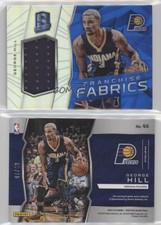 2015-16 Panini Spectra Franchise Fabrics Silver Prizm /49 George Hill #44