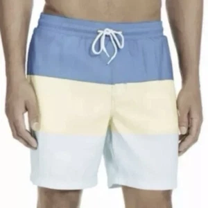 Bañador Club Room para hombre color turquesa bloques talla XXL - Imagen 1 de 6