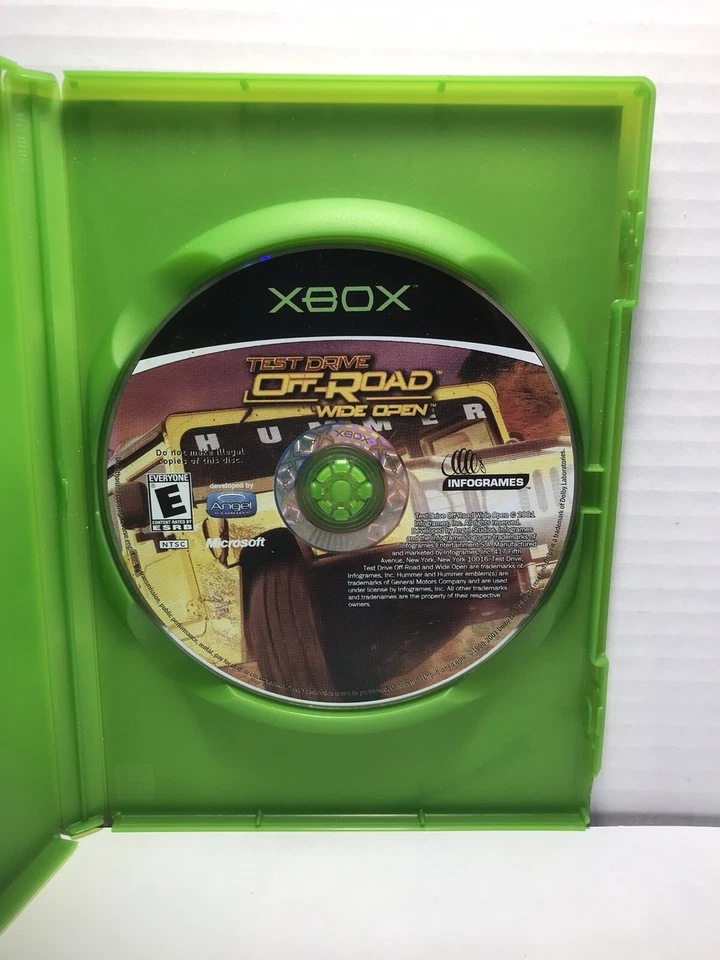 Test Drive Off-Road - Wide Open (Microsoft Xbox, 2001) Disc Only - Image 1 of 1