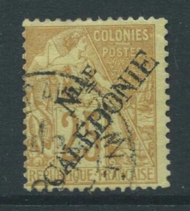 NEUKALEDONIEN 1892 SG24 25c ocker auf gelb feiner gebrauchter Katalog £17 - Bild 1 von 2