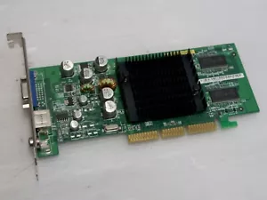 GeForce FX5200 128 MB DDR, 64 BITS, AGP 4x/8x, Asus V9520MAGIC/T/P/128M/A, FUNCIONANDO - Imagen 1 de 4