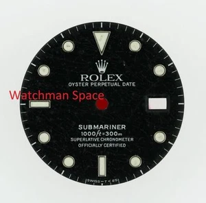 Vintage Men's Rolex Submariner Date 40mm Black Gilt Dial 16800 16610 S/S #D43 - Picture 1 of 8