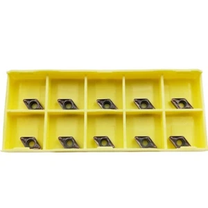 10 PIEZAS DCMT070208-MV LF6018 DCMT21.52MV Insertos de torneado DCMT21.52 insertos de carburo - Imagen 1 de 6