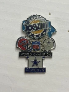 Super Bowl XXIII Bills vs Cowboys Anstecknadel Peter David - Bild 1 von 1