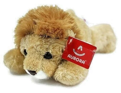 Aurora Ultra Soft Plush 8" Lionel Golden Lion Weighted With Pellets New W/Tags - Image 1 of 4
