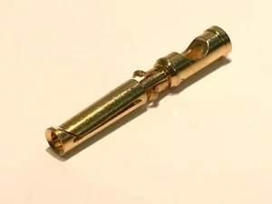 MRAC REMOVABLE GOLD PLATED FEMALE CONTACT .062 SOLDER 100-1014S x1 fd5g46 - Picture 1 of 4