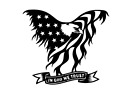American Eagle Decal, Window Decal, Mailbox Decal, Laptop Decal