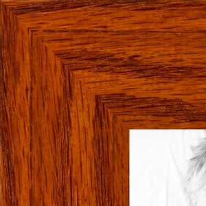 ArtToFrames Picture Frame Custom 1.5" Brown Honey Stain on Oak Wood 4104 Small - Picture 1 of 7