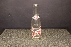 Vintage Sparkling Pepsi-Cola Single Dot Soda Glass Bottle New York NY 12oz - Picture 1 of 5