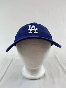 LA Dodgers Damen-Baseballmütze Buckleback MLB New Era blau verstellbare Gebrauchsspuren - Bild 1 von 10