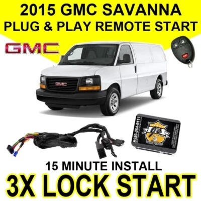 GMC Savana 2015 furgoneta sistema de arranque remoto plug & play Chevrolet GMC funciona Foto 1 de 4