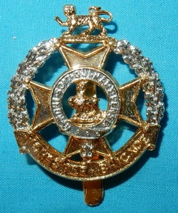 1958-1963 ANODISED THE FORESTER BRIGADE MILITARY CAP BADGE - STAYBRITE - SLIDER - Picture 1 of 2