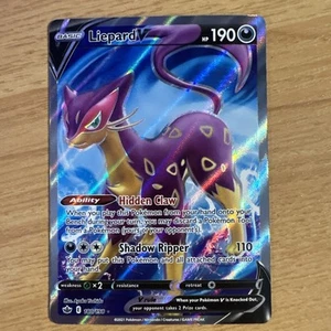 Liepard V (Full Art) 180/198 Sword & Shield - Chilling Reign Holo NM - Picture 1 of 12