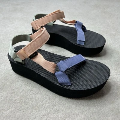 Sandalias de plataforma Teva Free People para mujer 8 Summersalt pastel Foto 1 de 4