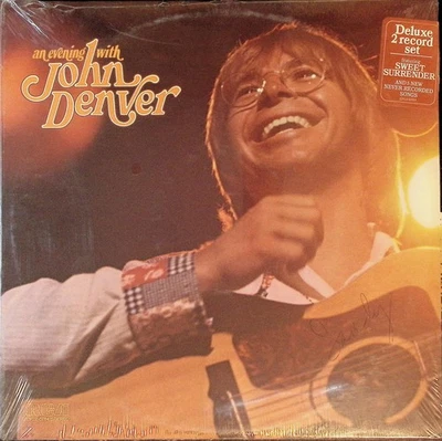 SEALED An Evening With John Denver RCA CPL20764 2LP GF Hype M - Image 1 of 2