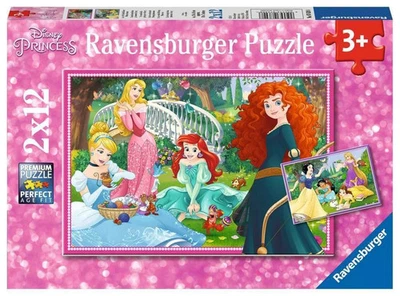 Ravensburger Italy 07620 - Disney Princess Puzzle da 2x12 Pezzi - Immagine 1 di 3