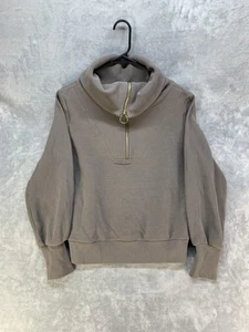 Sudadera Pullover Varley Vine Media Cremallera Piedra Mujer Talla Grande Pequeña - Imagen 1 de 9