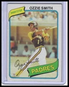 1980 Topps #393 Ozzie Smith San Diego Padres - Foto 1 di 2