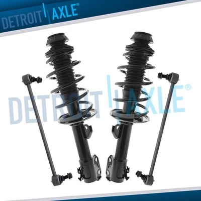 Front Quick Struts w/ Coil Spring Assembly Sway Bar Links for 2008-2010 Scion xD - Image 1 of 4