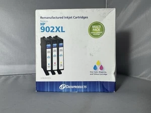 HP 902XL Dataproducts Ink Cartridge Tri Color Cyan/Magenta/Yellow 3 Pack - New - Picture 1 of 4