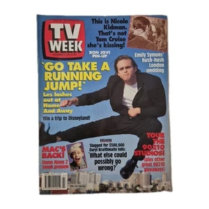 TV WEEK Vintage Australian Magazine December 5, 1992 Bon Jovi Pin-Up - Picture 1 of 11
