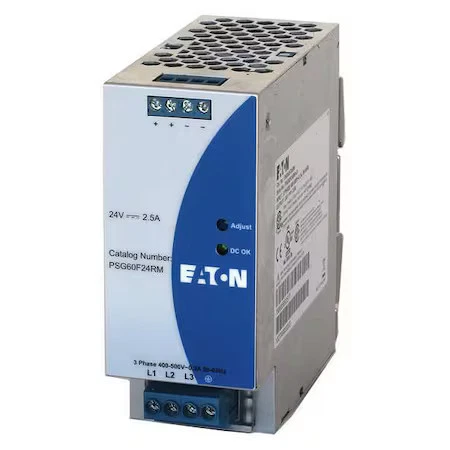 Fuente de alimentación Eaton Psg60f24rm DC, 320/600V Ac, 24V Dc, 960 W, 2,5 A, carril Din Foto 1 de 1
