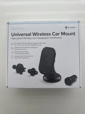 Ubio Labs Universal Wireless Car Mount for Mobile Phones - Image 1 of 3