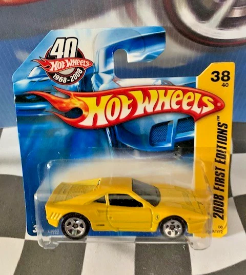Hot Wheels 2008 FE New Models 38/40 038 1984 Ferrari 288 GTO YELLOW 5SP SC - Image 1 of 1