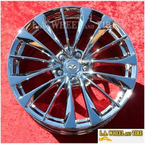 EXCHANGE Infiniti G37 Q60 Convertible OEM 19" Set Of 4 Chrome Wheels 73755 73756 - Picture 1 of 11