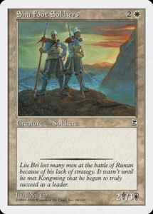 Shu Soldier - Farmers - Portal Three Kingdoms Excellent Magic MTG - Picture 1 of 1