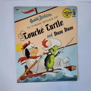 1962 "TOUCHE TURTLE & DUM DUM" HANNA BAREBRA GOLDEN RECORD TV TEMA CANZONI 1518L - Foto 1 di 4