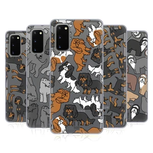 HEAD CASE DESIGNS DOG BREED PATTERNS 14 SOFT GEL CASE FOR SAMSUNG PHONES 1 - Picture 1 of 17