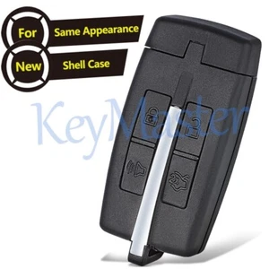 Smart Remote Key Shell Fob 4 Buttons Case for Ford Taurus for Lincoln MKS MKT - Picture 1 of 6