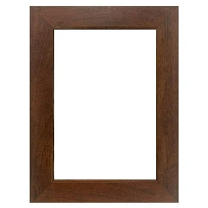 Marcos de arte de EE. UU. 1" plano campo nogal marrón MDF decoración de pared marco de póster - Imagen 1 de 7